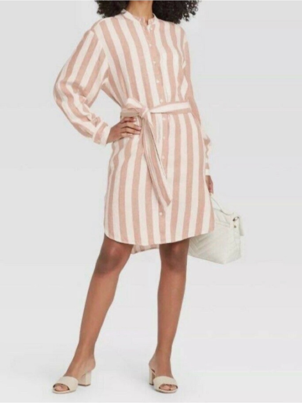 A New Day Linen Blend Dress